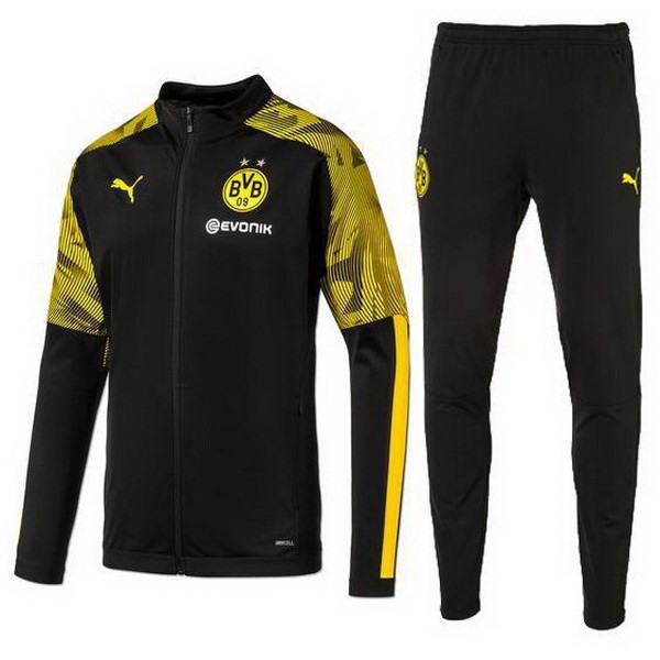 Survetement Football Dortmund 2019-20 Noir Jaune